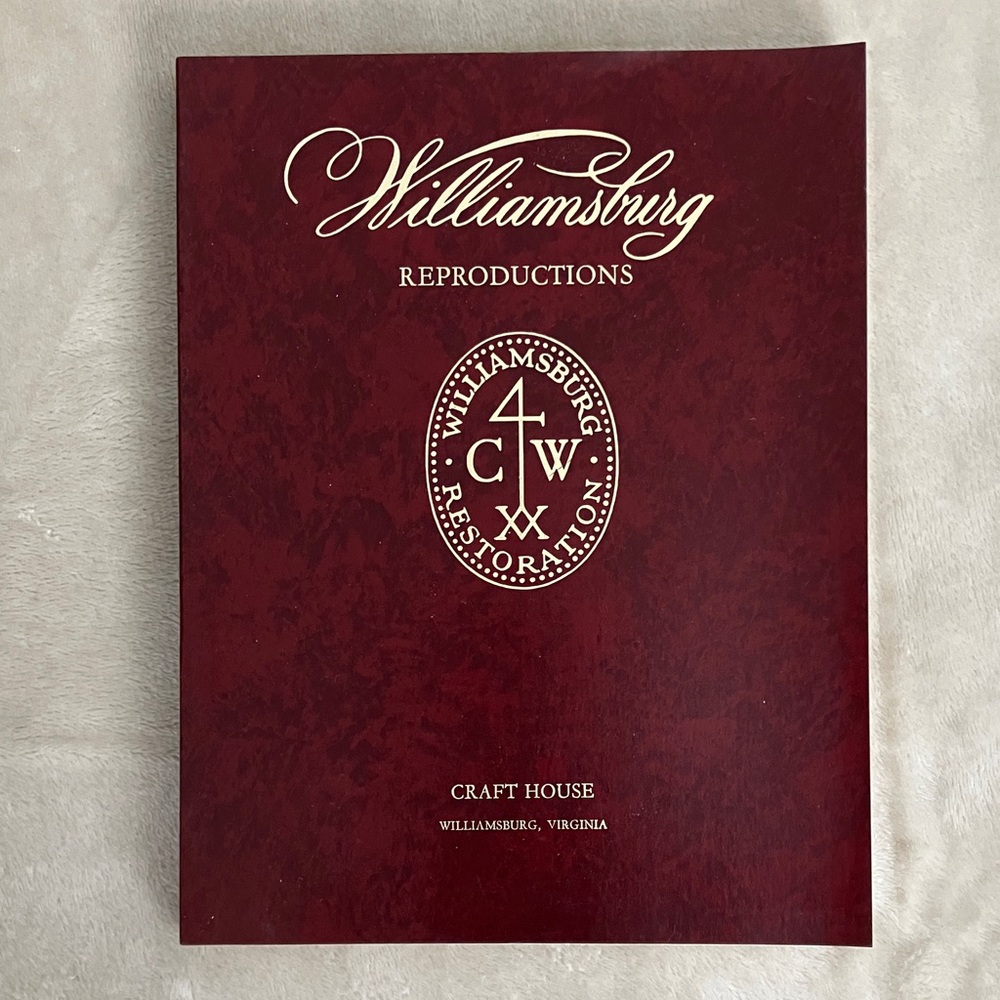 Williamsburg Reproductions Craft House Book 1976 With Paint Samples